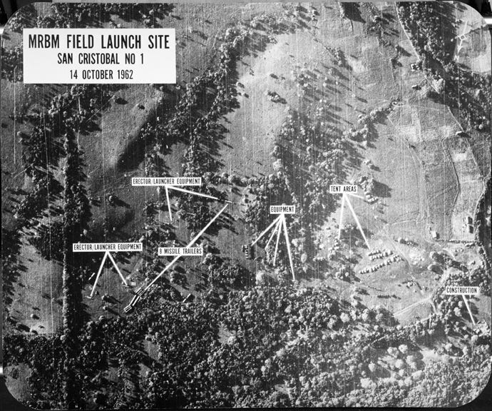 Aerial Photograph of Missiles in Cuba (1962) | National Archives