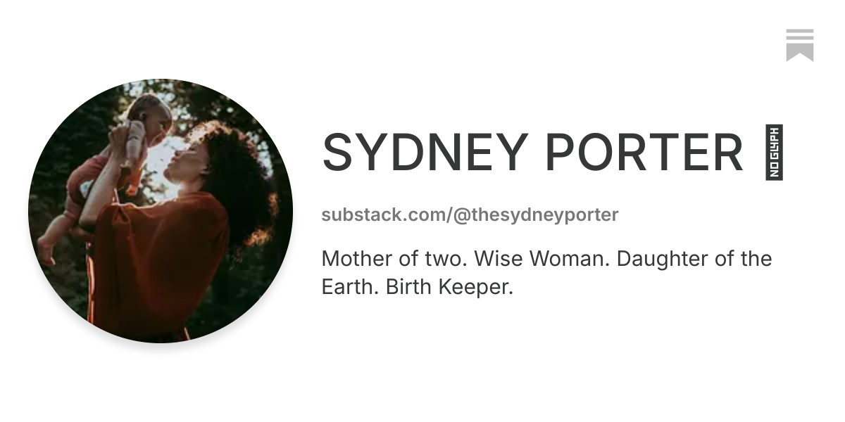 SYDNEY PORTER ꩜ | Substack