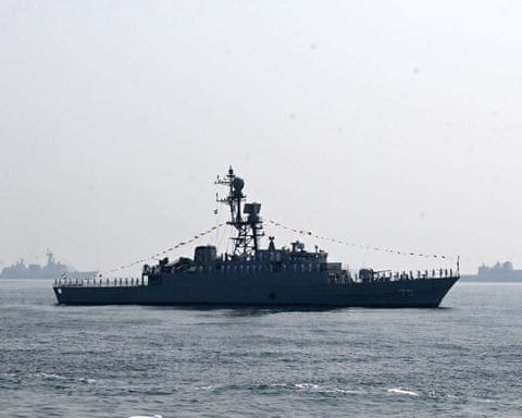 The IRIS Dena in the Bay of Bengal The IRIS Dena in the Bay of Bengal