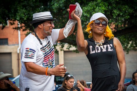 A party in the park and everybody's welcome