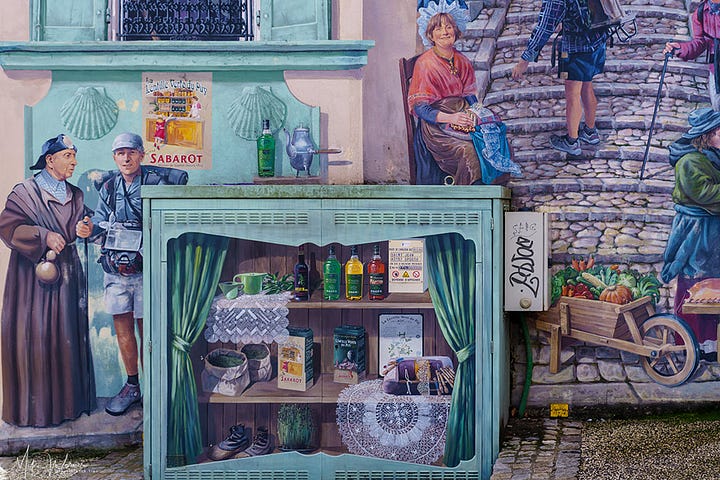 Wall Fresco Les grands hommes du Puy
