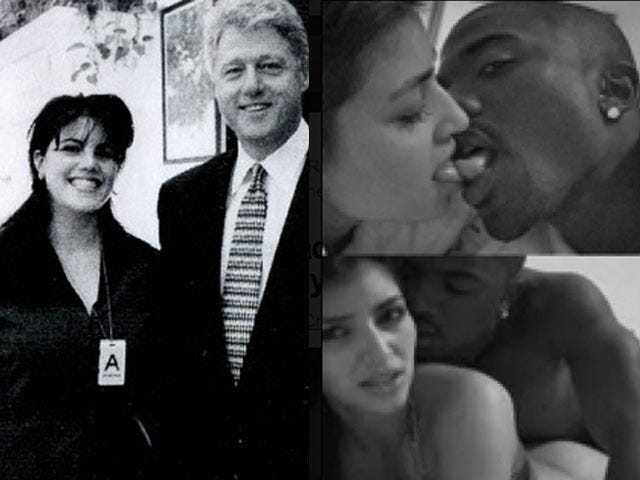 Monika Lewinsky & Kim Kardashian perfected the Art of Sucking.