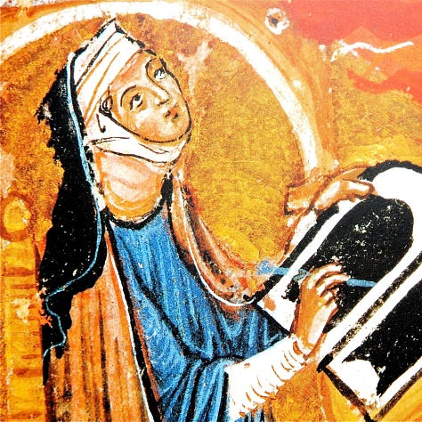Nuns who nurtured rich intellectual lives: Hildegard of Bingen, Sor Juana Inés de la Cruz, and Catherine of Siena