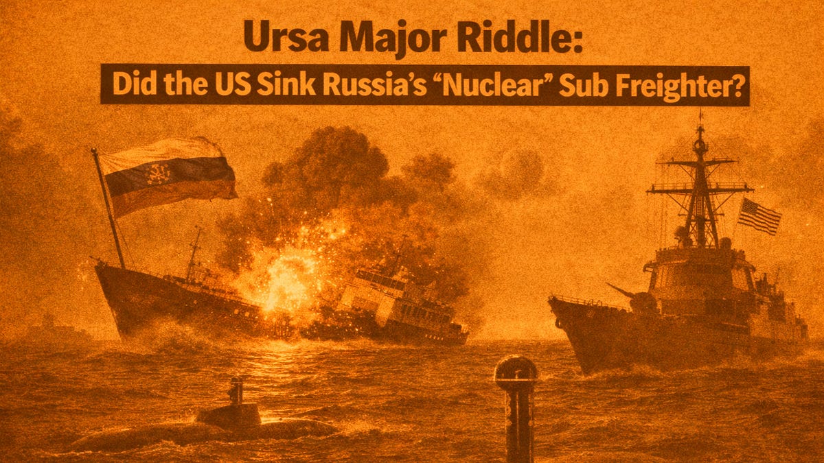 Sink Riddle Ursa Major Riddle: Did the US Sink Russia's 'Nuclear' Sub Freighter?