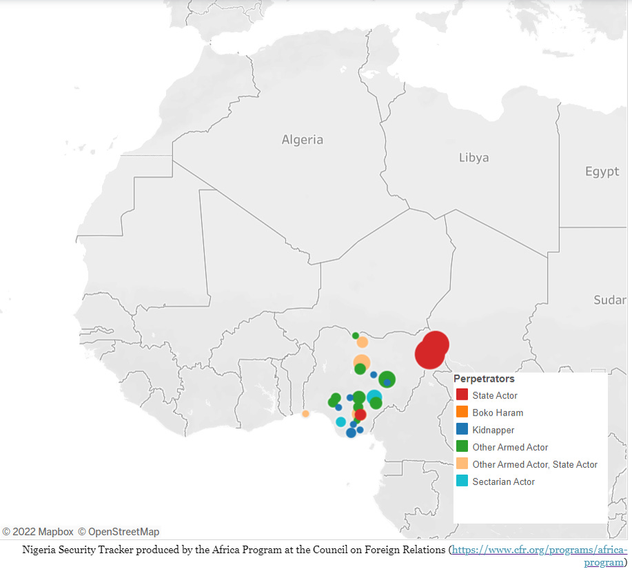 CFR's Nigeria Security Tracker Weekly Update: September 10-16, 2022