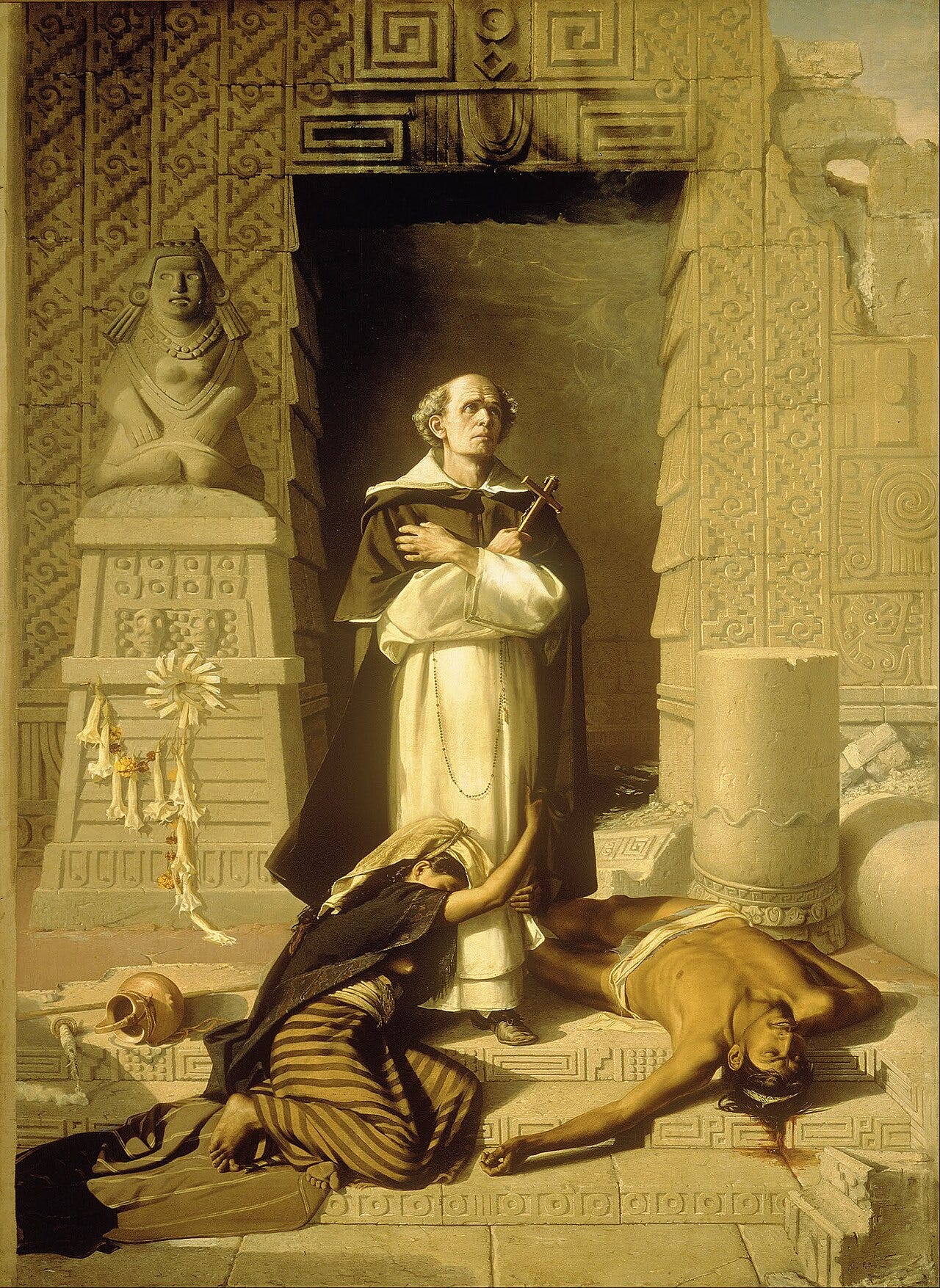 Felix Parra, Fray Bartolome de las Casas, 1875 Felix Parra, Fray Bartolome de las Casas, 1875