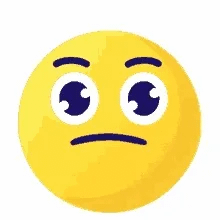 A round yellow face emoji rolling its eyes and giving an exasperated sigh. A round yellow face emoji rolling its eyes and giving an exasperated sigh.