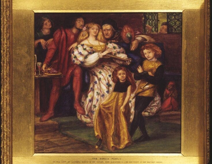 The Borgia Family | Rossetti, Dante Gabriel | V&A Explore The Collections