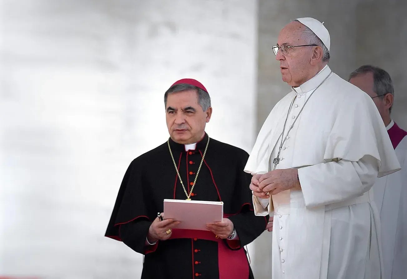 Becciu meets with Pope Francis to ‘clarify’ secret recording amid mounting scandals Becciu meets with Pope Francis to ‘clarify’ secret recording amid mounting scandals
