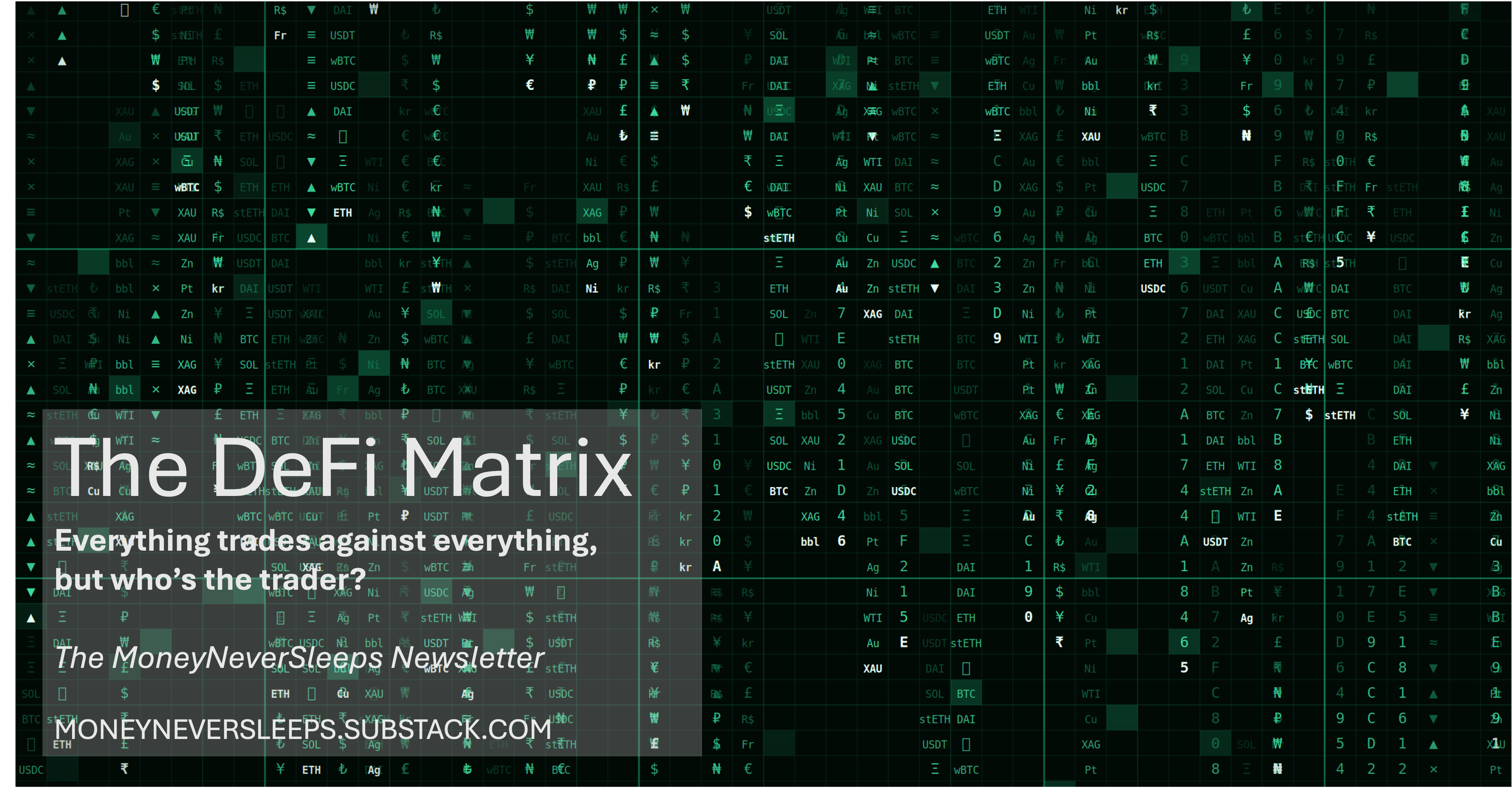 The DeFi Matrix, Five Years On