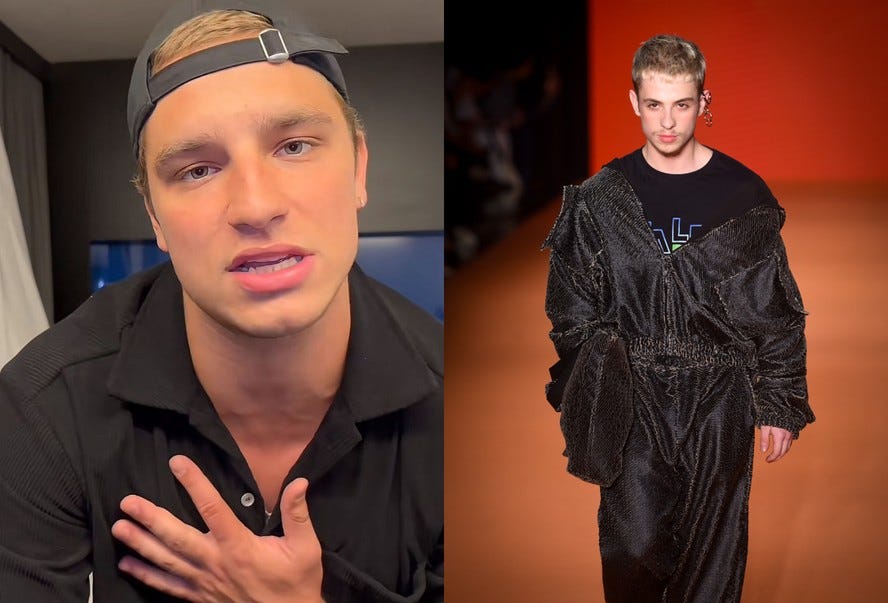 Modelo Guilherme Gonella se pronuncia sobre influenciadores na SPFW