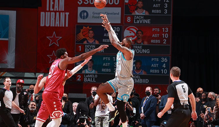LeBron Turnaround Jumper Closes out All-Star 2022 | NBA.com