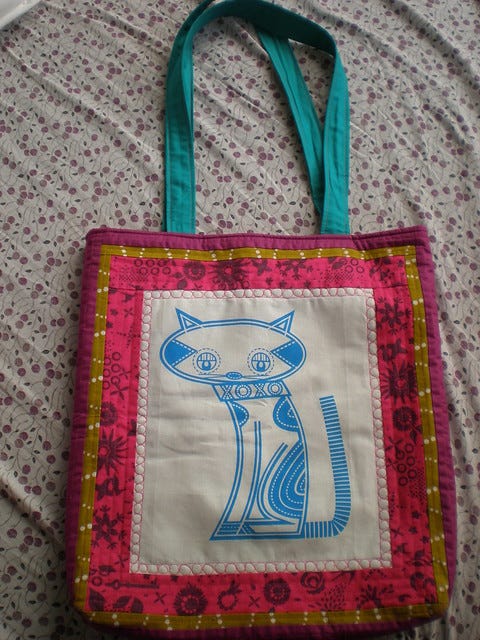 Sewing Room Swap Bag Front Sewing Room Swap Bag Front