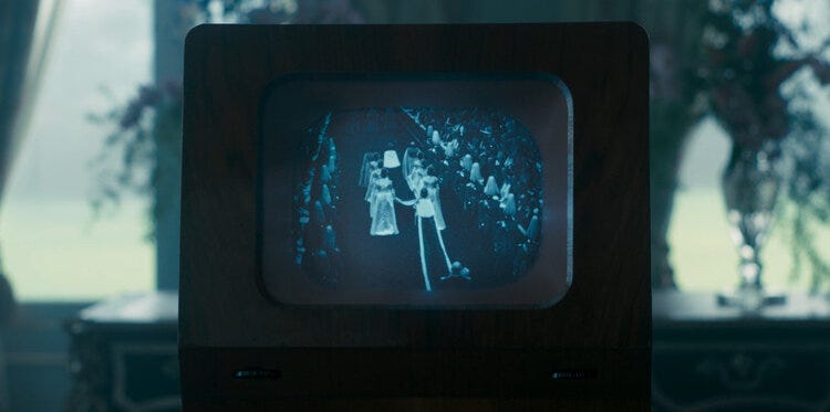 David Windsor’s television set. Probably lavish for its time, but I’m guessing some of his guests complained about not being able to see anything like we all complained about that super dark battle scene in Game of Thrones that final season.