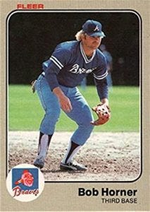 1983 Fleer Bob Horner