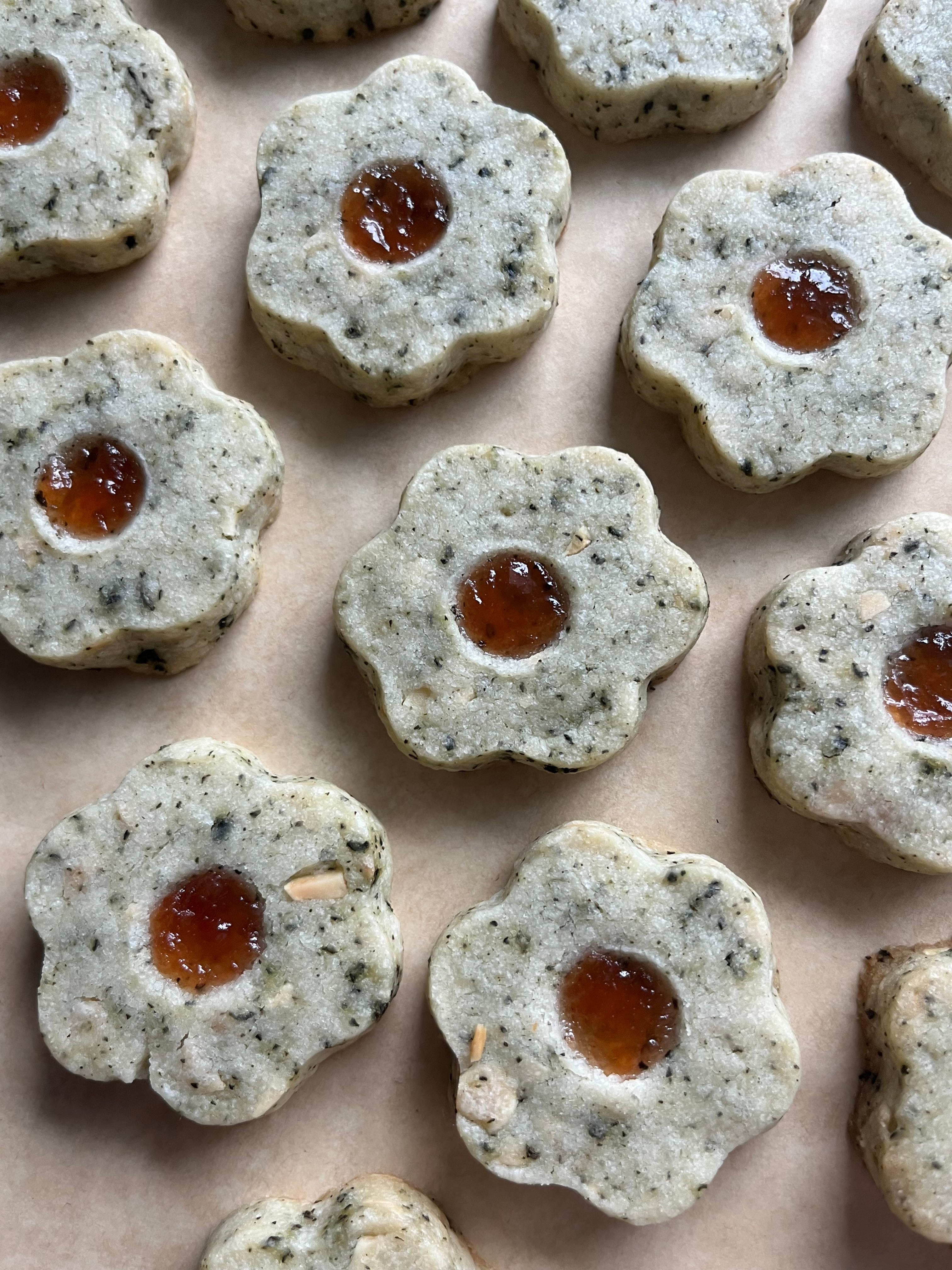 Lunar New Year Oolong tea short bread - by Brittany Chow