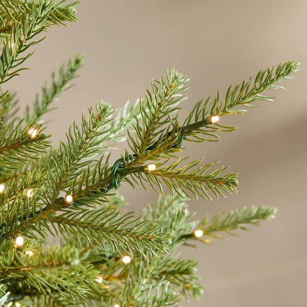 Home Decorators Collection - 7.5 ft. Grand Duchess Twinkling Balsam Fir LED Pre-Lit Artificial Christmas Tree T27