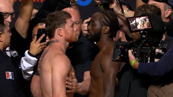 Canelo Alvarez vs Terence Crawford FINAL FACE OFF & Weigh In