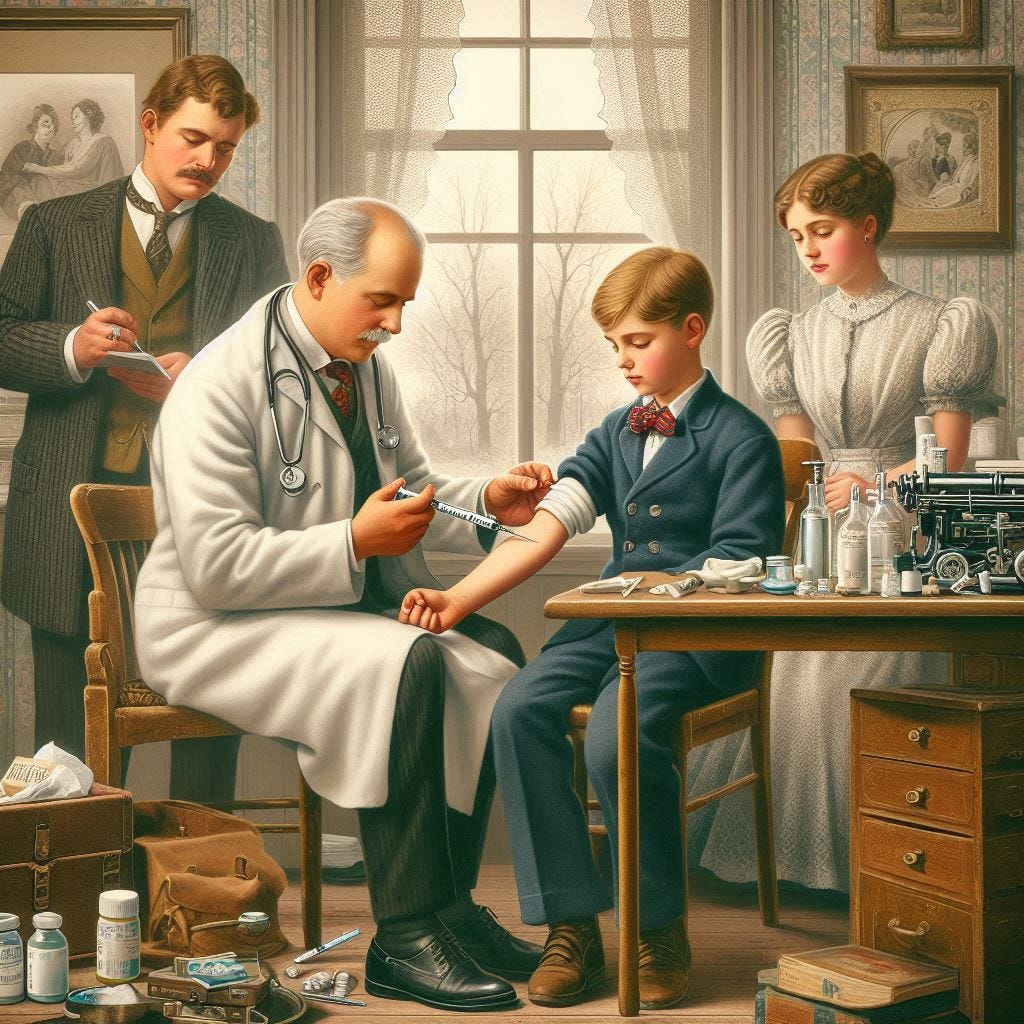1922 first insulin injection for diabetes