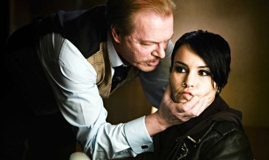 girl with the dragon tattoo - inside