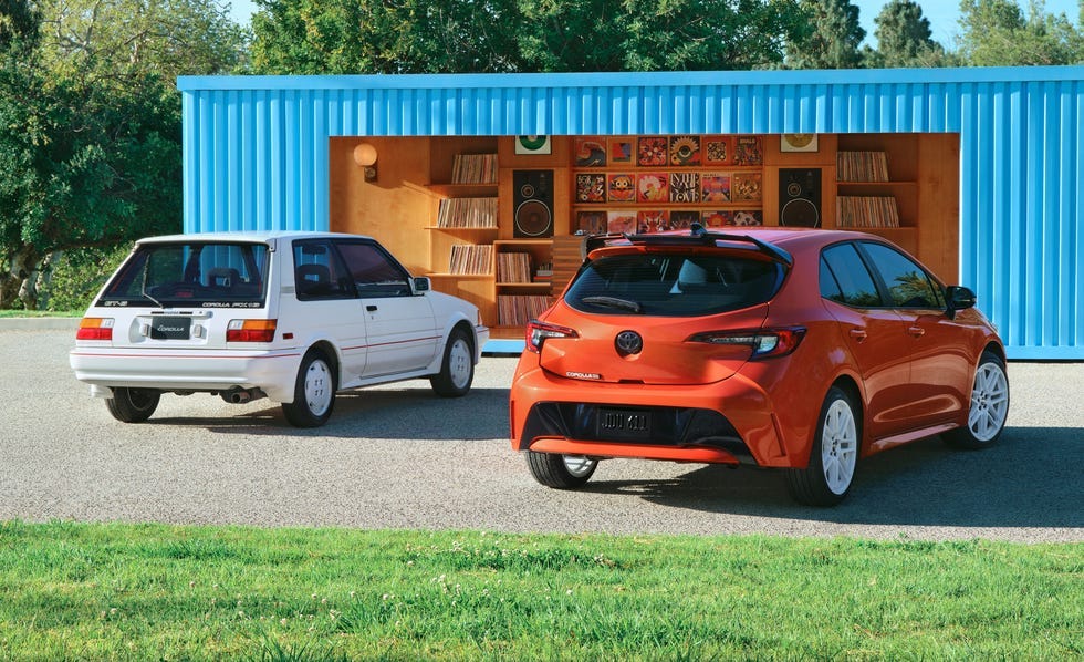 2026 Toyota Corolla FX Edition Hatchback Has Slick White Wheels