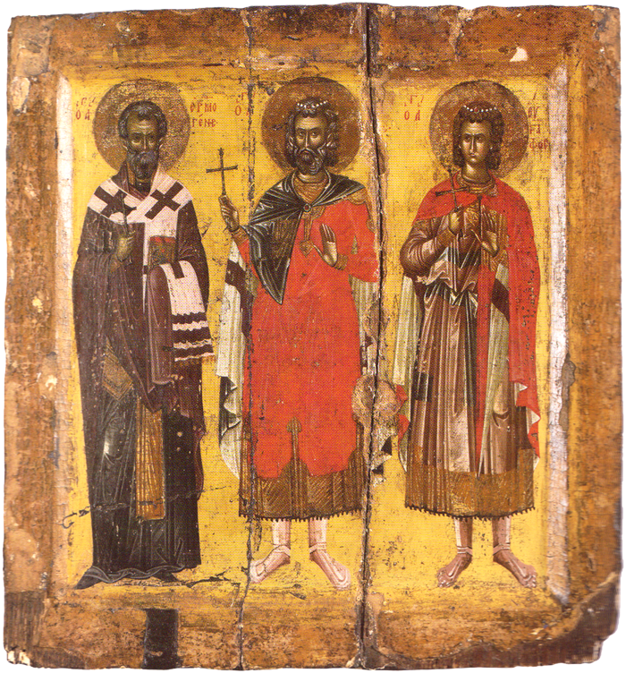 ORTHODOX CHRISTIANITY THEN AND NOW: Saints Menas the Kallikelados,  Hermogenes and Eugraphos