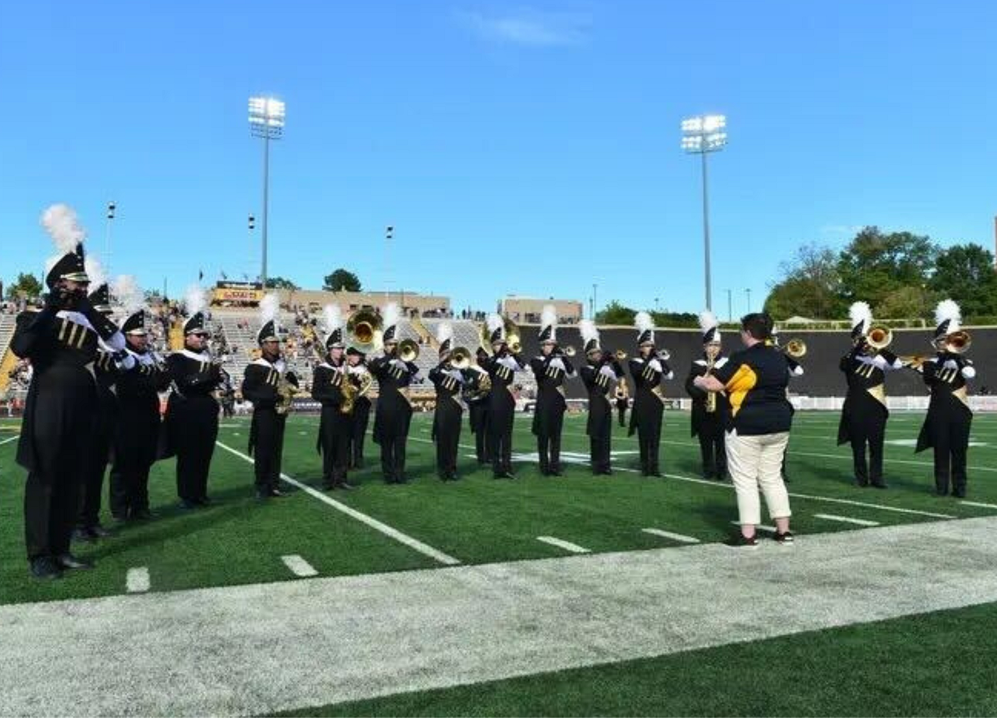 Kate Sellers Conducting Marching Band 2022 Kate Sellers Conducting Marching Band 2022