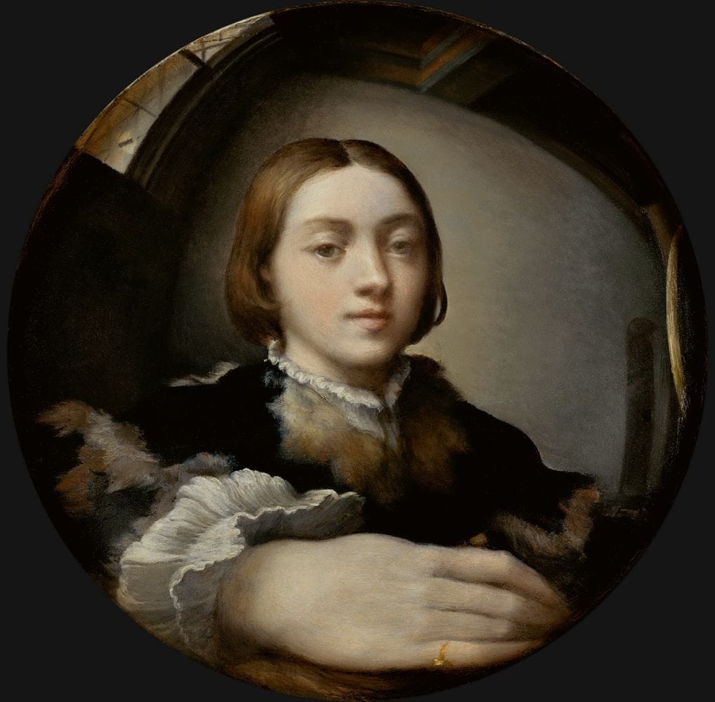 Parmigianino - Self Portrait In A Convex Mirror, 1524 Parmigianino - Self Portrait In A Convex Mirror, 1524