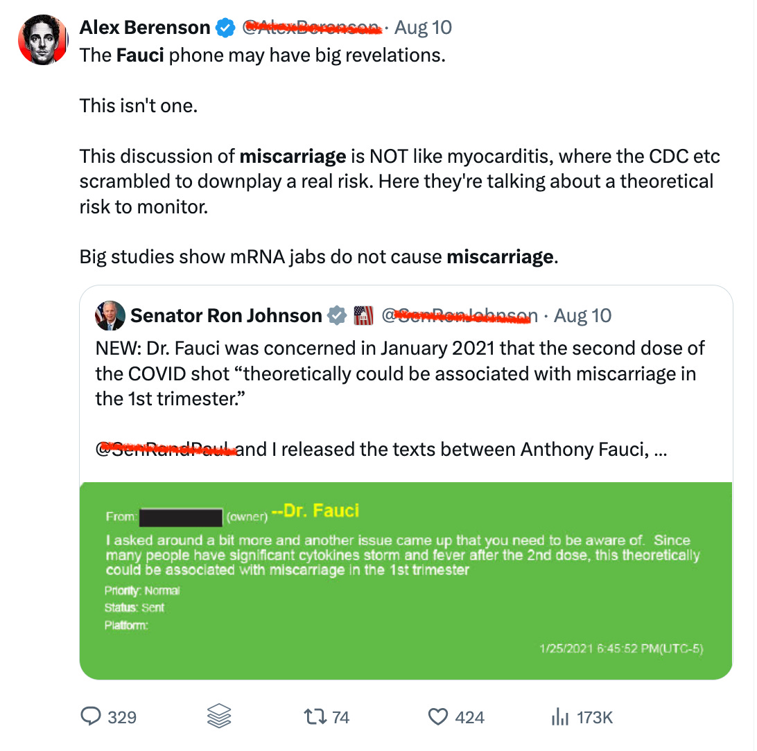 They couldn’t even convince Alex Berenson that this was a big deal!