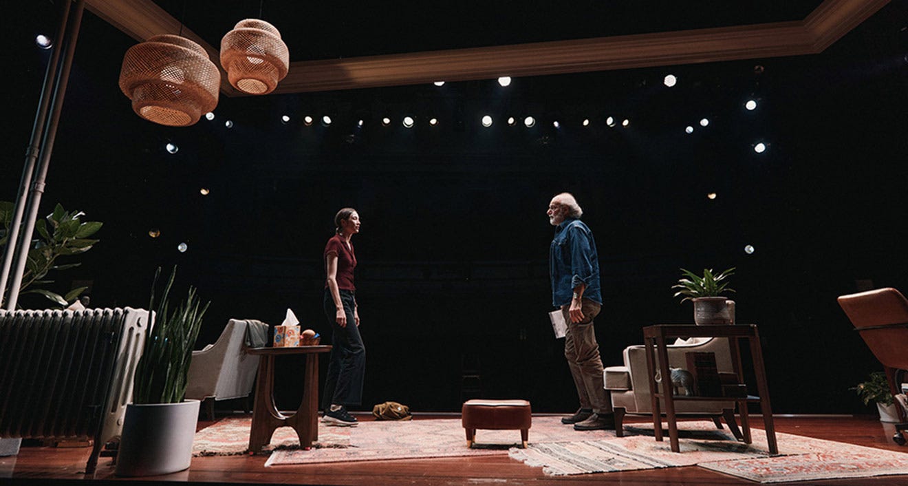 Sydney Lemmon and Peter Friedman and in ‘Job.’ By Emilio Madrid. Sydney Lemmon and Peter Friedman and in ‘Job.’ By Emilio Madrid.