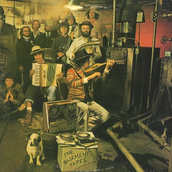 Cover art for The Basement Tapes by Bob Dylan & The Band