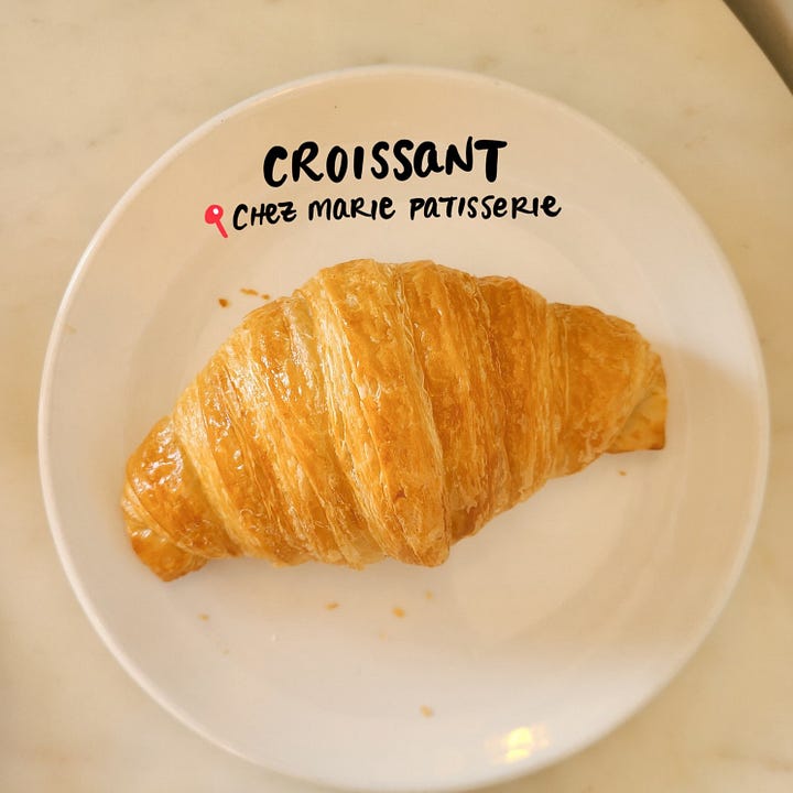 Chez Marie Patisserie butter croissant