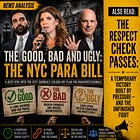 The Good, Bad and Ugly - The NYC Para Bill