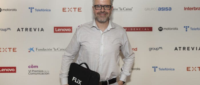 Miguel Ángel Uriondo en los premios Diromfidencial