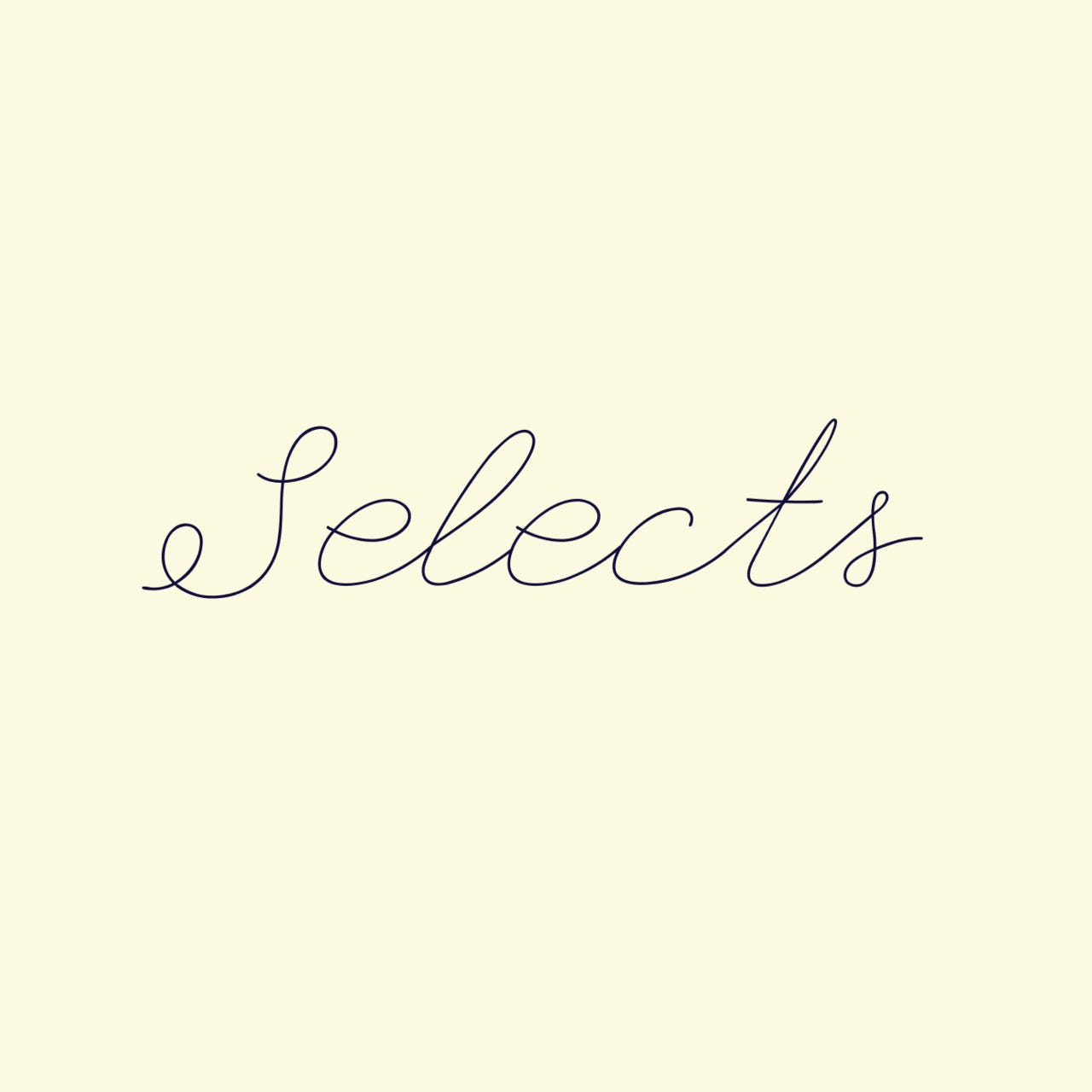 Substack profile picture for @selects