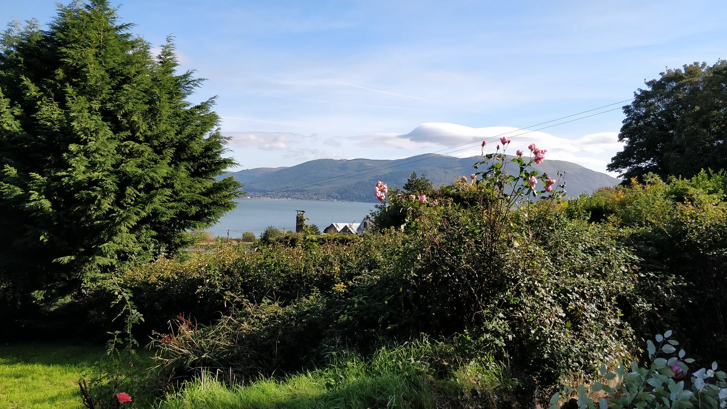 Landscape photo of Irish lough