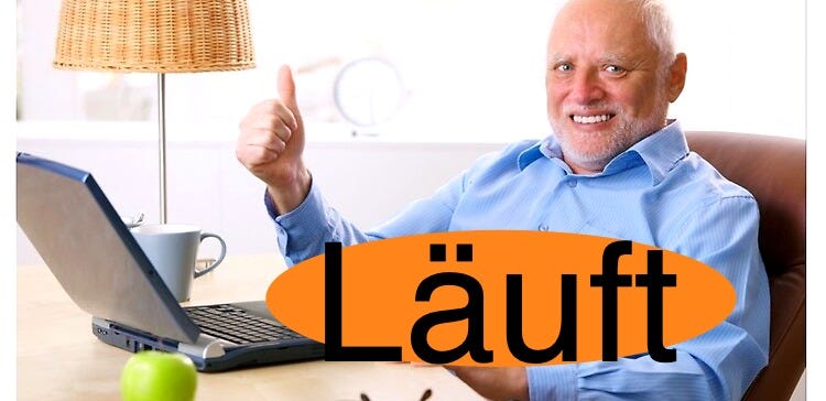Meme Opa Lächeln umständlich Galeriedruck