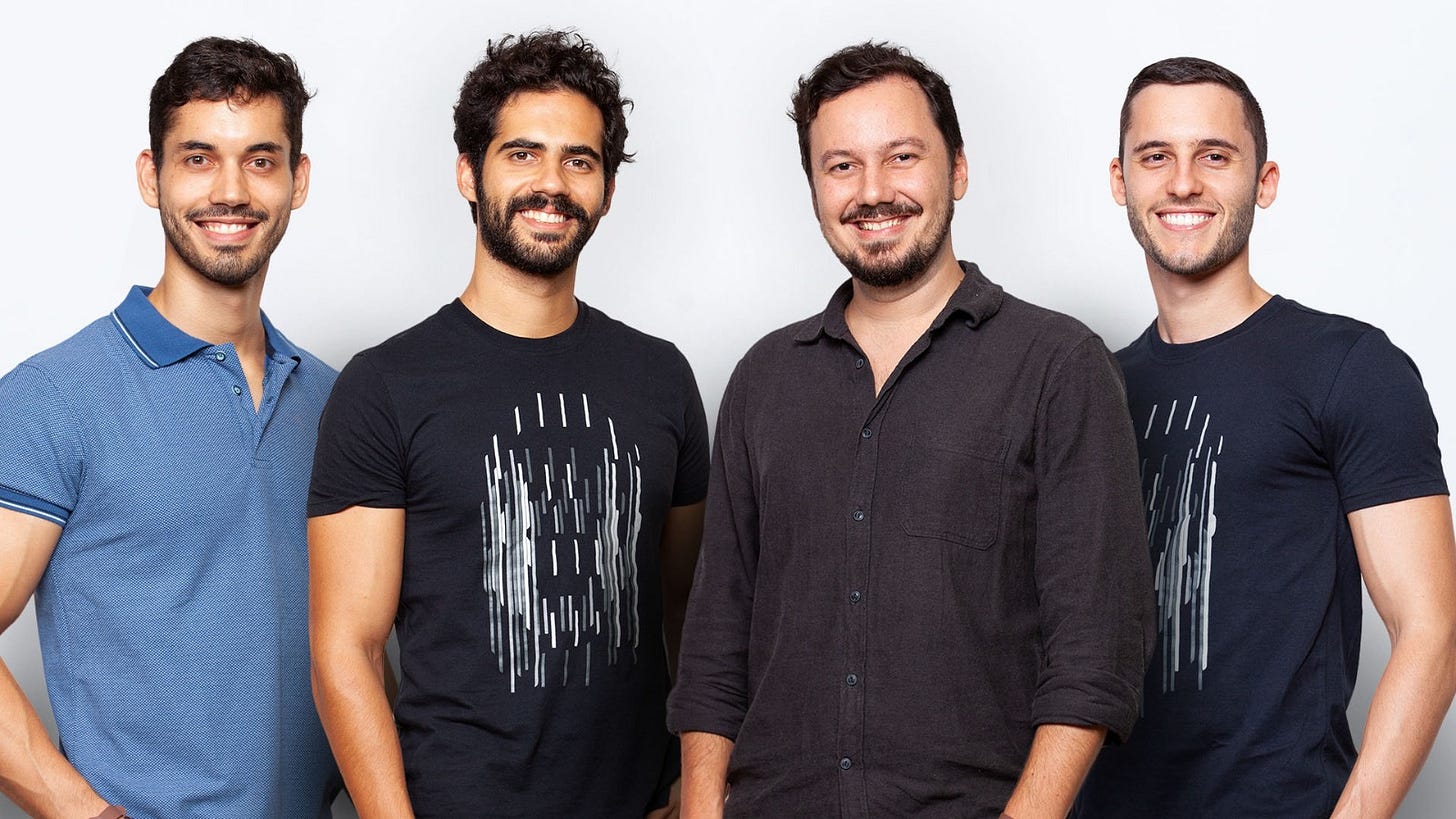 Matheus Guinezi, Daniel Guinezi, Georges Boris e Gilberto Vilar, sócios da Uncover
