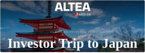Investors trip to Japan