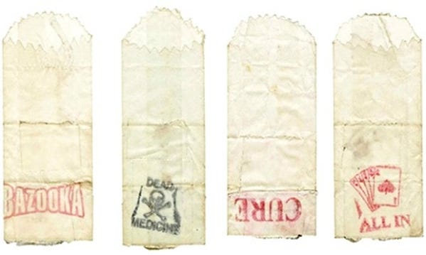 heroin baggies with branding text heroin baggies with branding text