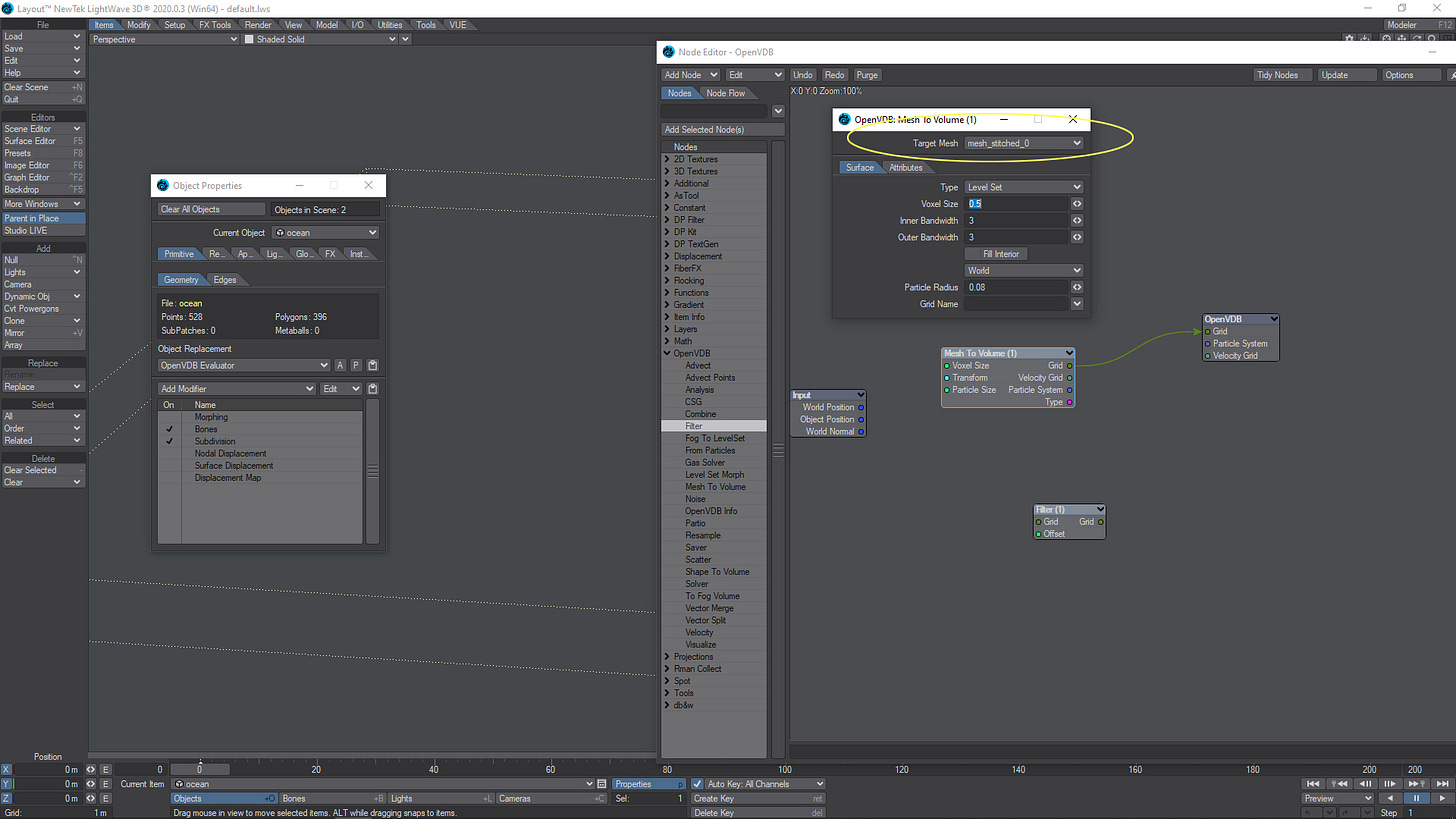 The creation of the Level set is the same process that the mesher node do in Realflow.