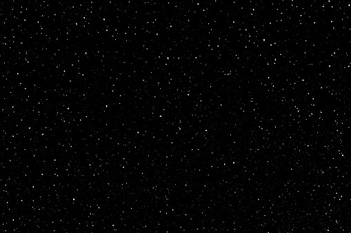 Starry night sky in space.