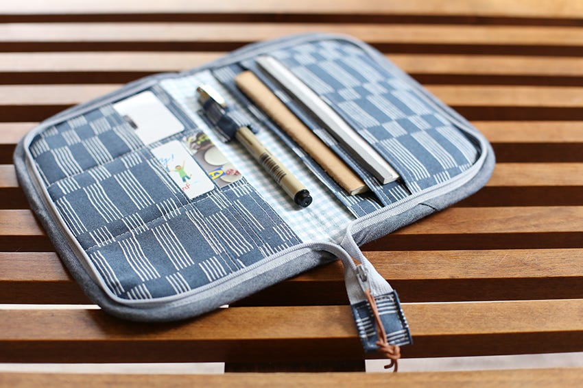 Zakka Style Zip Organizer for me! - Noodlehead Zakka Style Zip Organizer for me! - Noodlehead