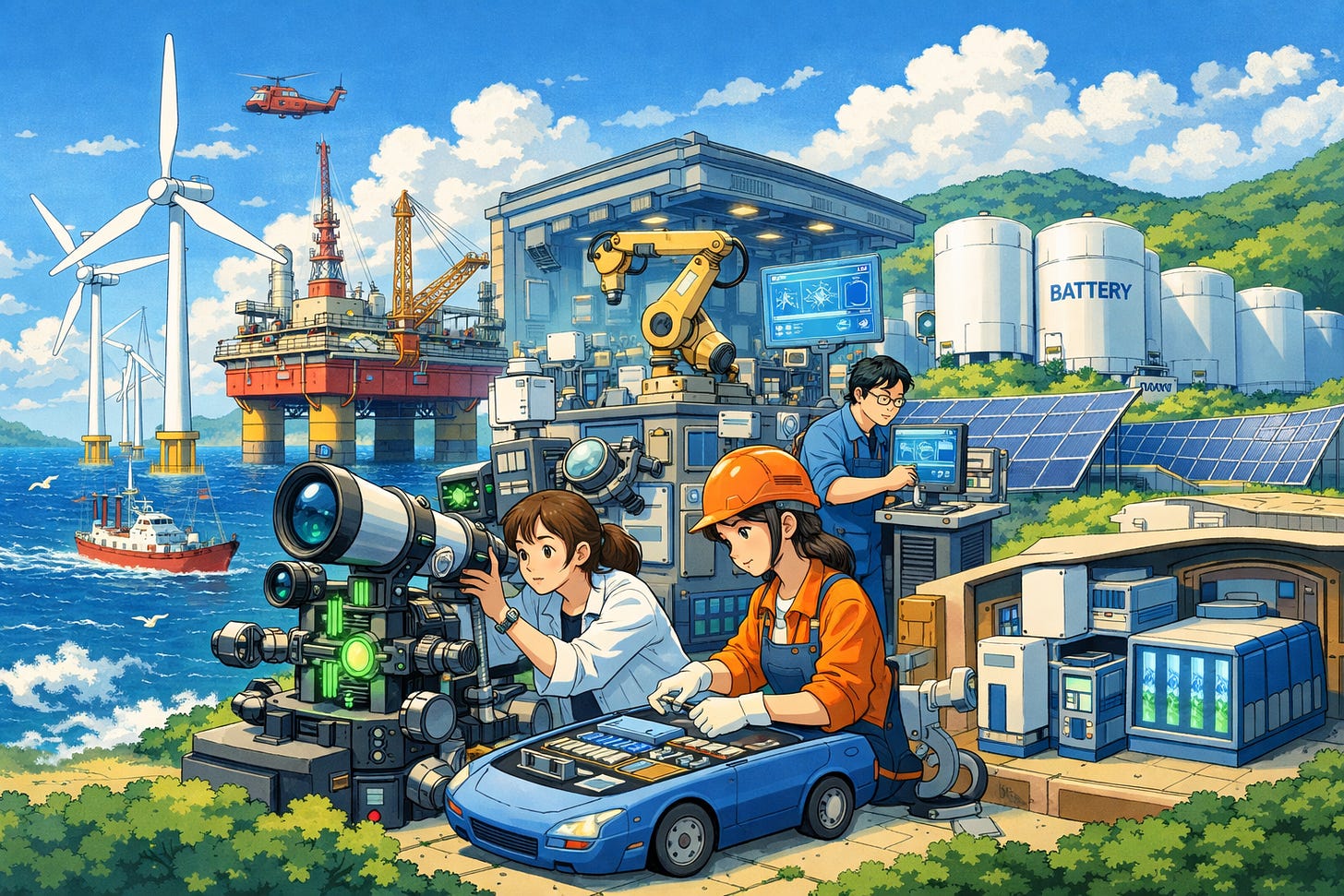 Ghibli industrial fusion