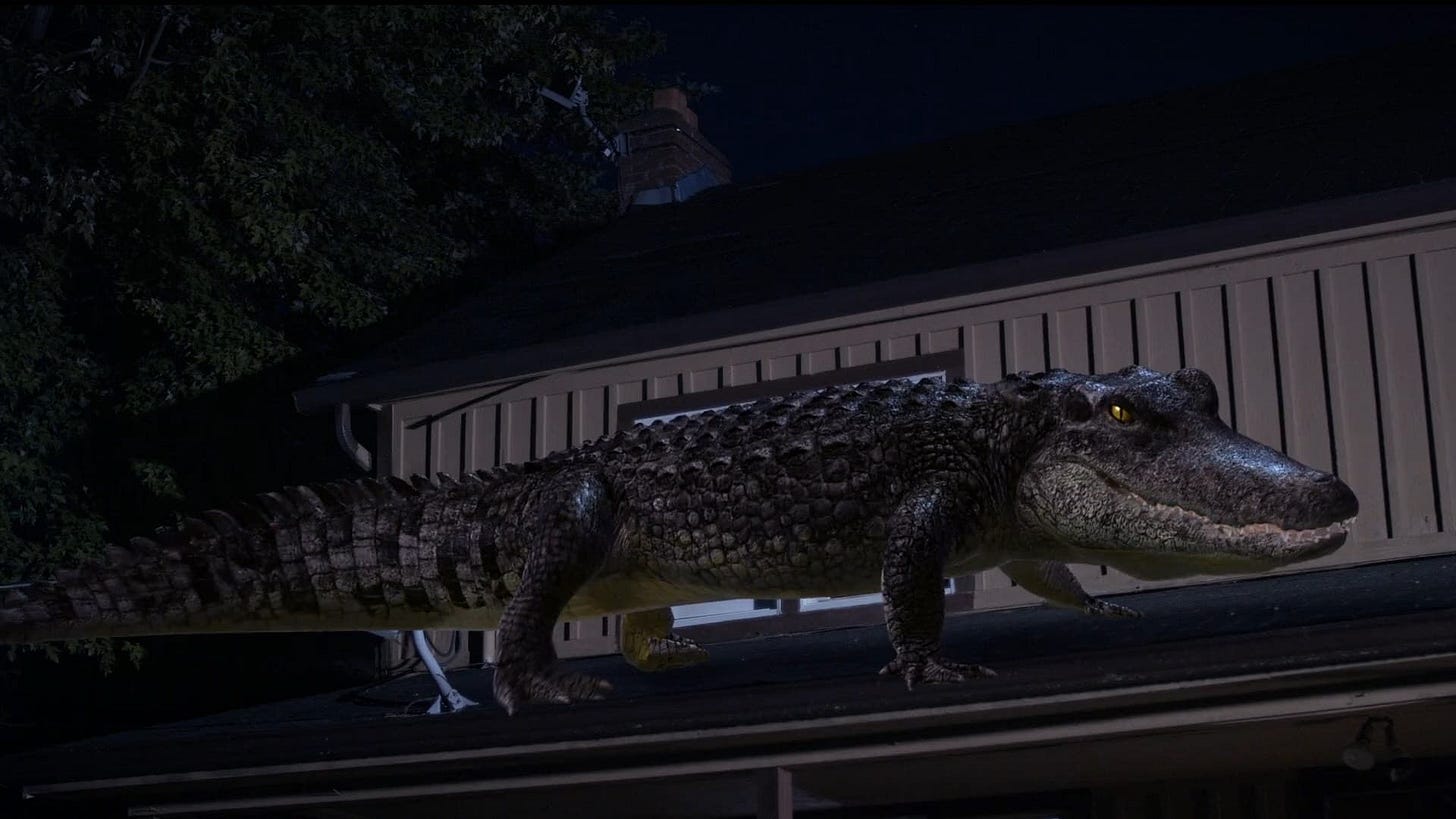 Bad CGI Gator USA Creature Feature Alligator Comedy Movie Horror 2023 movie review 