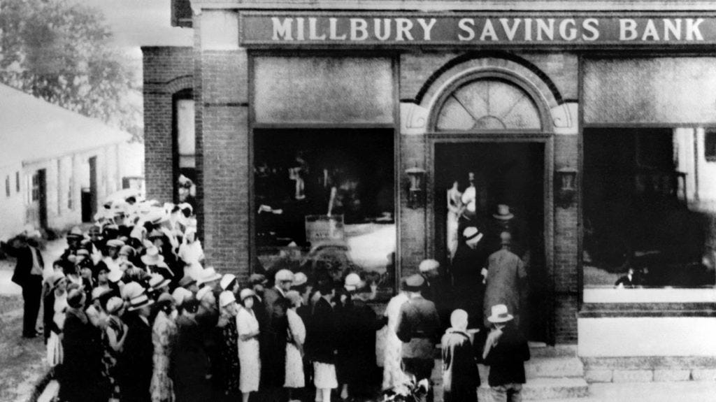 The Fed's great recovery rewind is rapidly depleting the very bank reserves the were built up to protect from bank runs like those in the Great Depression. The Fed's great recovery rewind is rapidly depleting the very bank reserves the were built up to protect from bank runs like those in the Great Depression.