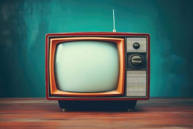 Retro old television on background 90s concepts | Premium AI-generated image Retro old television on background 90s concepts | Premium AI-generated image