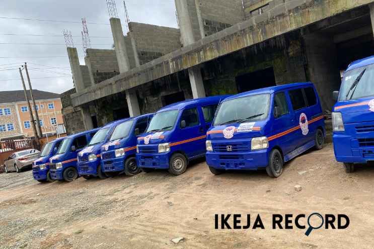 A cross-section of buses at the Ojodu Local Development Council in Oke-Ira. These buses have been earmarked for a free public transport scheme. Credit: Omon Okhuevbie / Ikeja Record A cross-section of buses at the Ojodu Local Development Council in Oke-Ira. These buses have been earmarked for a free public transport scheme. Credit: Omon Okhuevbie / Ikeja Record