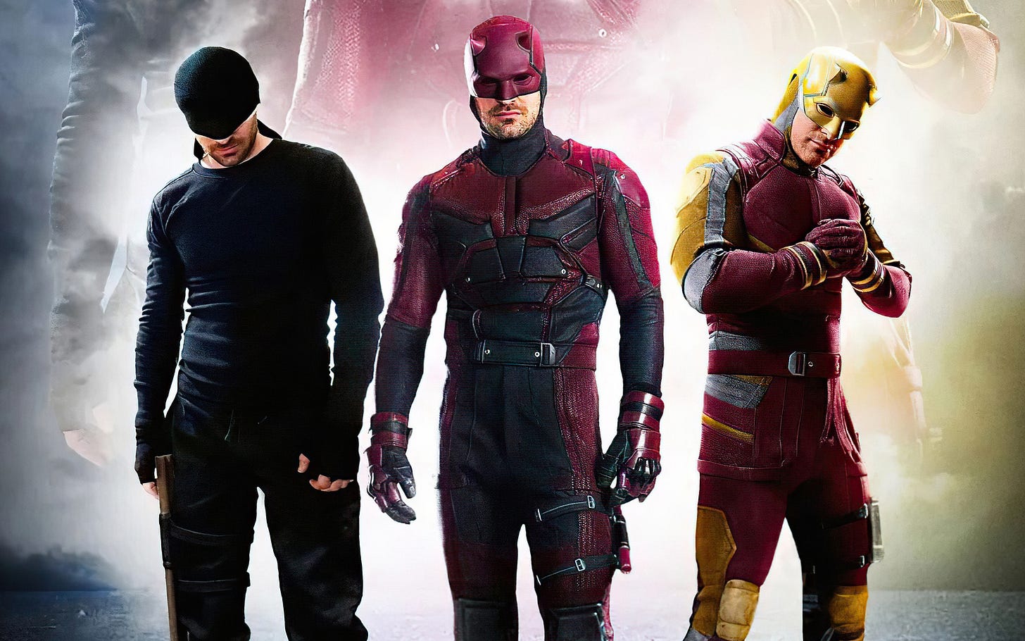 1080x1920 All The Daredevil Suits Iphone 7,6s,6 Plus, Pixel xl ,One ...