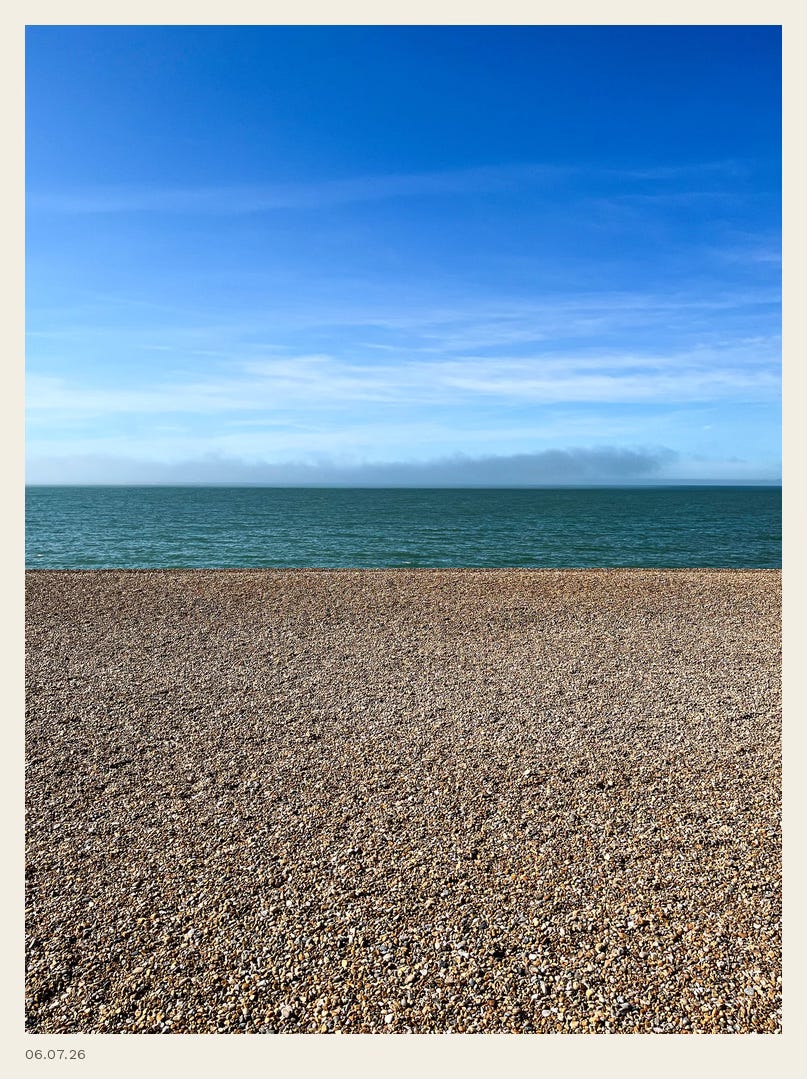 A view of the English coast